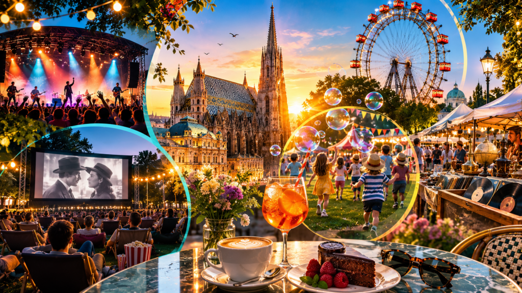 Events in Wien am 1. und 2. August 2026: Konzerte, Open-Air-Kino, Kultursommer, Kinderfest, Flohmarkt und Ausflüge mit Uhrzeiten, Adressen, Preisen, Eintritt und Öffi-Anreise.