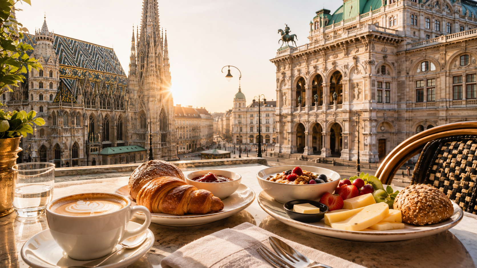 Frühstück in Wien 2026: zehn Cafés mit Preisen, Öffnungszeiten, Google-Bewertungen und Frühstückszeiten – plus Check, Adressen und Tipps für klassische Kaffeehäuser, Brunch und modernes Frühstück.