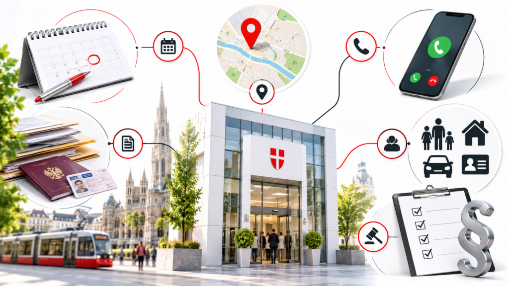 Wie funktioniert die MA 35 Wien: Termin, Adresse, Telefonnummer, Zuständigkeit und wichtige Regeln im Überblick