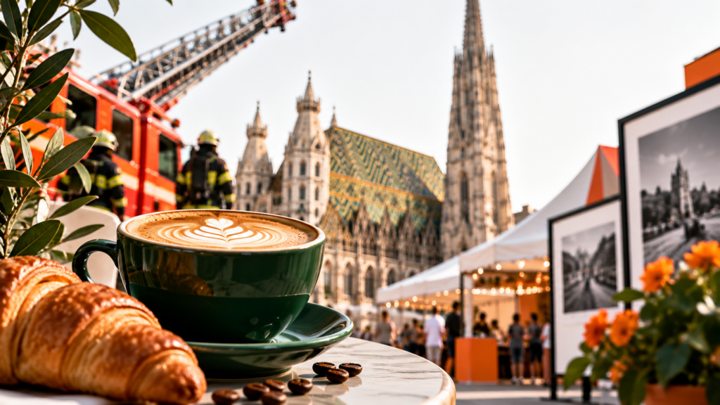 Veranstaltungen in Wien am 11. und 12. September 2026: Vienna Coffee Festival, Feuerwehrfest, Reindorfgassenfest, PARALLEL Vienna, World Press Photo, Märkte, Preise und Tipps fürs Wochenende.