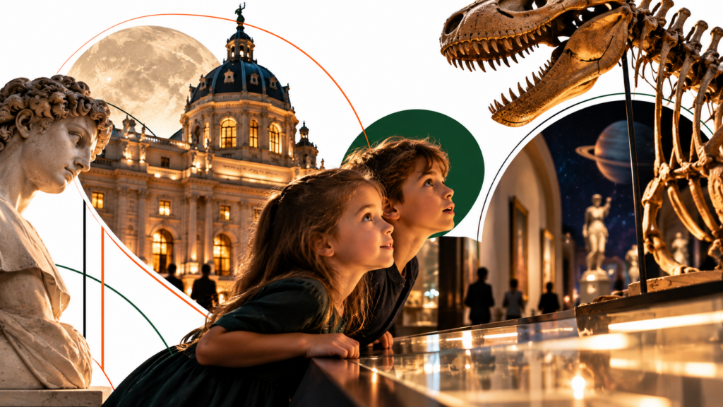 Lange Nacht der Museen 2026 in Wien: Am 3. Oktober öffnen von 18 bis 24 Uhr hunderte Museen und Galerien. Alle Infos zu Tickets, Preisen, Ermäßigungen, Programm und zur Anreise mit den Wiener Linien.