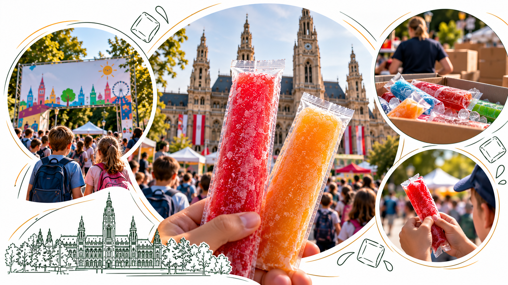 Beim Wienopolis-Eis-Skandal im Wiener Rathaus erhielten Kinder Wassereis mit anzüglichen Sprüchen. Wie die aussortierte Ware dennoch verteilt wurde, was WienXtra erklärt und welche Kritik schon 2025 bekannt war.