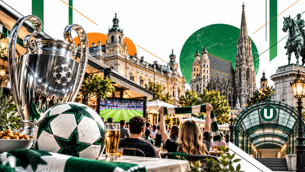 Champions League Wien: Wo laufen die Spiele 2026/27 live? Sportsbars, Adressen, U-Bahn, Anstoßzeiten, Spielplan und TV-Rechte für Fußballabende in Wien kompakt erklärt. Mit Terminen bis zum Endspiel.
