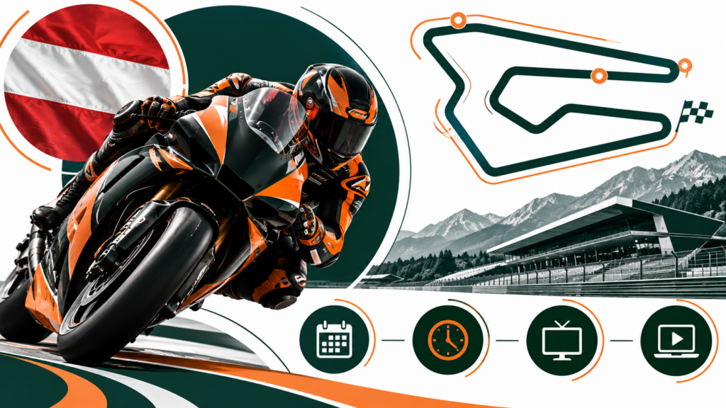 MotoGP Österreich 2026 am Red Bull Ring: Sprint am 19. September um 15:00 Uhr, Rennen am 20. September um 14:00 Uhr. Alle TV- und Stream-Zeiten bei ServusTV und ServusTV On für Zuseher in Österreich.