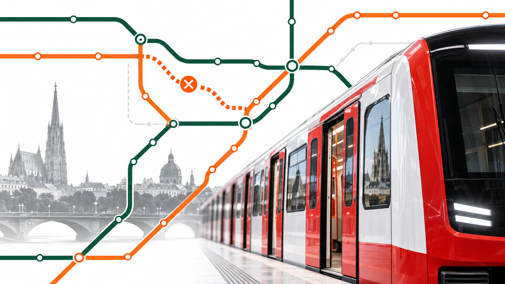 Was ändert die S-Bahn-Sperre Wien ab 7. September? U1, U2, U4 und U6 fahren öfter, Linie 18 wird verlängert. Alle neuen Öffi-Routen, Intervalle und Umstiege in Wien.