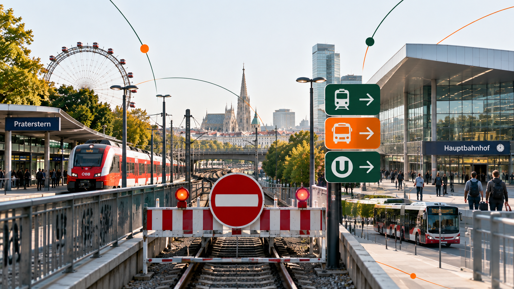 S-Bahn-Stammstrecke Wien ab 7. September gesperrt: Alle Änderungen zu Praterstern, Hauptbahnhof, U-Bahn, S80, Flughafen und Ersatzverkehr bis Oktober 2027.